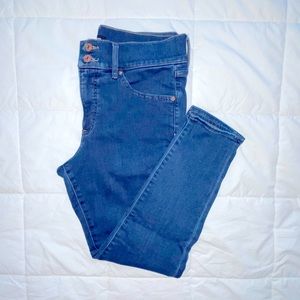Express Mid-Rise Cropped Skinny Jeans